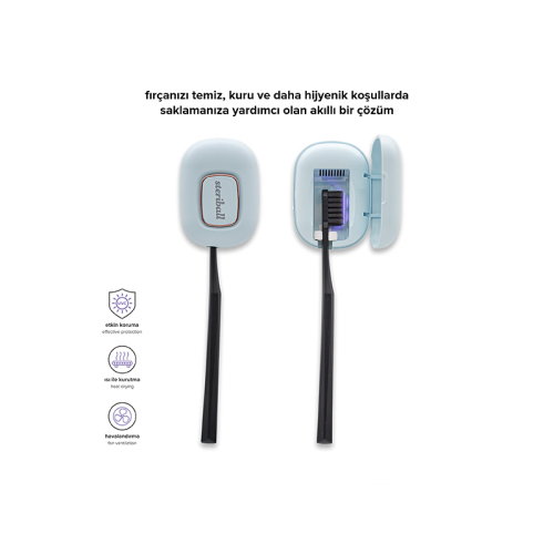 Steriball Diş Fırçaları için Akıllı Koruma Cihazı - Mavi - 2