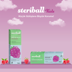 Steriball Doğal Diş Macunu 75 ml - Ahududu - 10