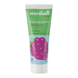 Steriball Doğal Diş Macunu 75 ml - Ahududu - 1