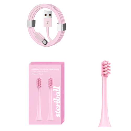 Steriball Elektrikli Diş Fırçası - Pembe - 6