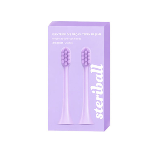 Steriball Elektrikli Diş Fırçası Yedek Başlığı - Lila - Steriball