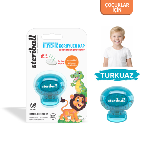 Steriball Hijyenik Diş Fırçası Koruma Kabı - Aslan - Steriball