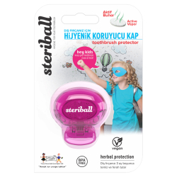 Steriball Hijyenik Diş Fırçası Koruma Kabı - Kız - 4