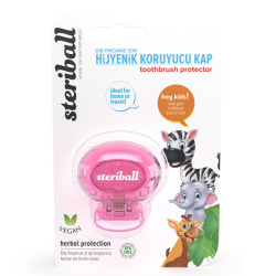 Steriball Hijyenik Diş Fırçası Koruma Kabı - Zebra - 1