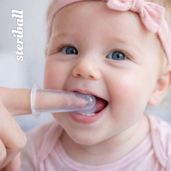 Steriball Hijyenik Silikon Parmak Fırça - 5