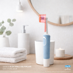 Steriball Pilli veya Şarjlı Diş Fırçaları İçin Hijyenik Diş Fırçası Kabı - Siyah ve Turuncu - 3