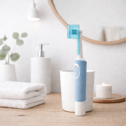 Steriball Pilli veya Şarjlı Diş Fırçaları İçin Hijyenik Diş Fırçası Kabı - Turkuaz - 3