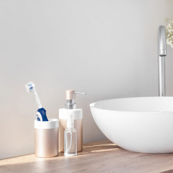 Steriball Pilli veya Şarjlı Diş Fırçaları İçin Hijyenik Diş Fırçası Kabı - Turkuaz - 4