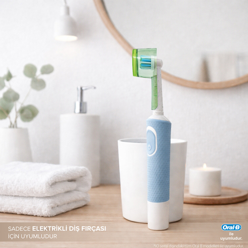 Steriball Pilli veya Şarjlı Diş Fırçaları İçin Hijyenik Diş Fırçası Kabı - Yeşil - 4