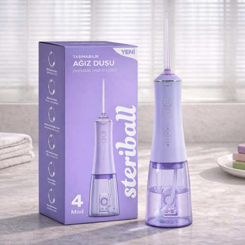 Steriball Taşınabilir Ağız Duşu - Lila - 15