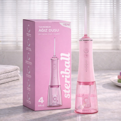Steriball Taşınabilir Ağız Duşu - Pembe - 10