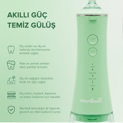 Steriball Taşınabilir Ağız Duşu - Yeşil - 5