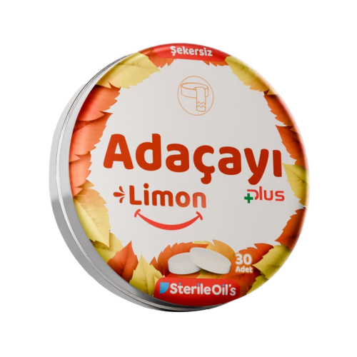 Sterile Oils Adaçayı ve Limon Şekersiz Pastil 30 Adet - Sterile Oils