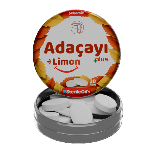 Sterile Oils Adaçayı ve Limon Şekersiz Pastil 30 Adet - 2