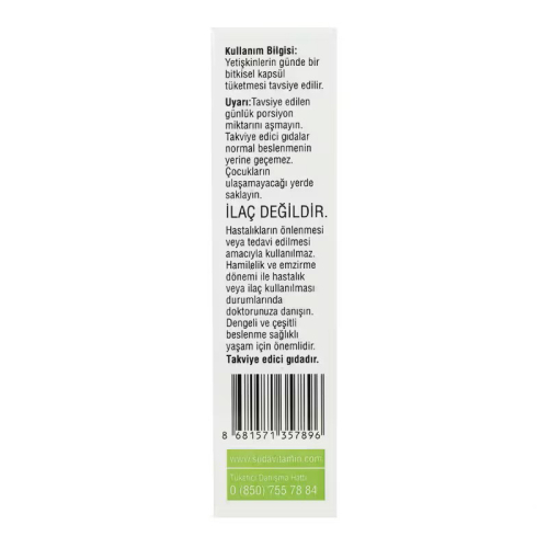 Suda Vitamin Berberine Plus Karamuk Ekstresi 30 Kapsül - 3