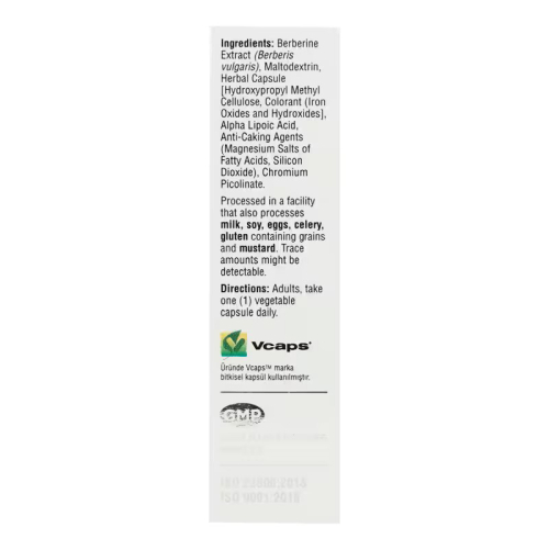 Suda Vitamin Berberine Plus Karamuk Ekstresi 30 Kapsül - 5