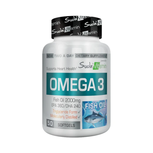 Suda Vitamin Omega 3 Takviye Edici Gıda 50 Yumuşak Jel Kapsül - 1