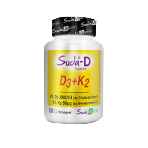 Suda Vitamin Suda-D D3+K2 Takviye Edici Gıda 60 Kapsül - 1