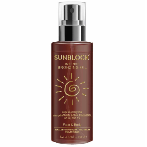 Sunblock Nemlendirici ve Bronzlaştırıcı Yağ 100 ml - New Essentials