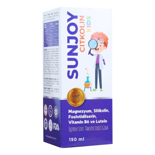 Sunjoy Citkolin Kids Takviye Edici Gıda 150 ml - Güney Farma İlaç