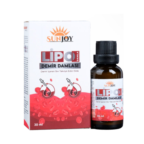 Sunjoy Lipo Demir İçeren Sıvı Takviye Edici Damla 30 ml - Güney Farma İlaç