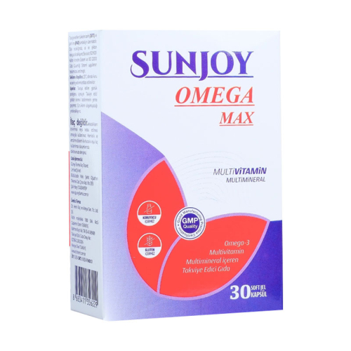 Sunjoy Omega Max Takviye Edici Gıda 30 Kapsül - Güney Farma İlaç