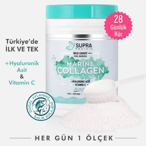 Supra Protein Marine Collagen Toz Takviye Edici Gıda 291,2 gr - 2