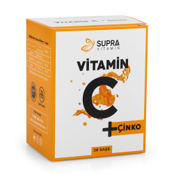 Supra Protein Vitamin C + Çinko Takviye Edici Gıda 28 Saşe - 1