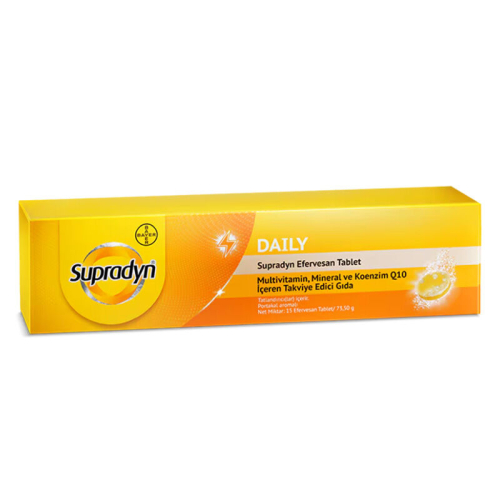 Supradyn Efervesan Portakal Aromalı 15 Tablet - Supradyn