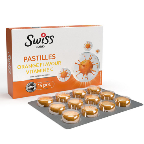 ​Swiss Bork Portakal ve C Vitaminli Pastil 16 Adet - 1