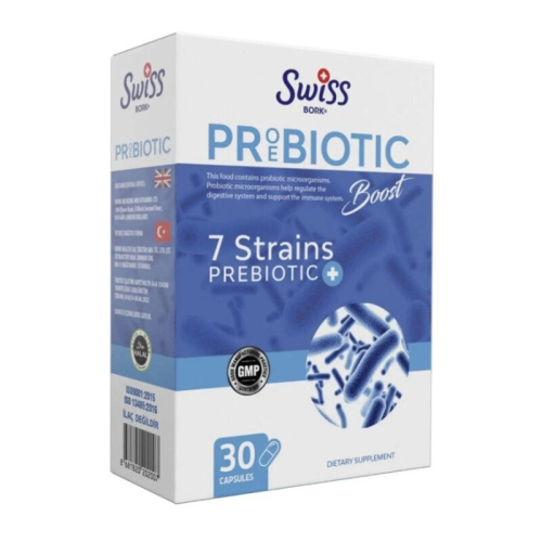 Swiss Bork Probiotic Boost Takviye Edici Gıda 30 Kapsül - Swiss Bork
