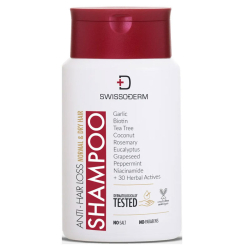 Swissoderm Saç Dökülmesine Karşı Şampuan 300 ml - Normal Kuru Saç Tipi - 1