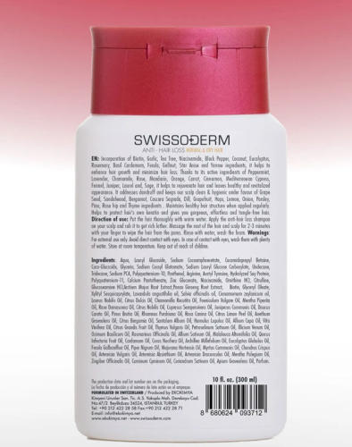 Swissoderm Saç Dökülmesine Karşı Şampuan 300 ml - Normal Kuru Saç Tipi - 3