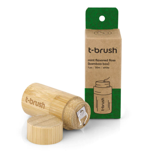 T-Brush Naneli Bambu Kutu Diş İpi - T-Brush