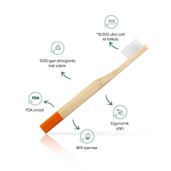 T-Brush Nano Beyaz Çocuk Diş Fırçası Ultra Soft 1 adet - 1