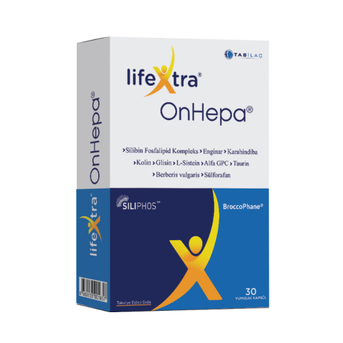 Tab İlaç Lifextra OnHepa Takviye Edici Gıda 30 Yumuşak Kapsül - 1