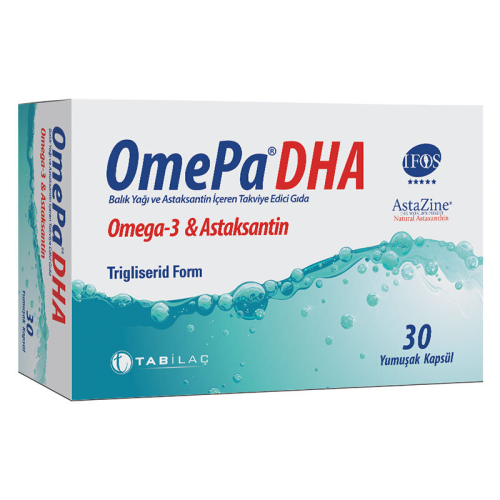 Tab İlaç OmePa DHA Takviye Edici Gıda 30 Kapsül - 1
