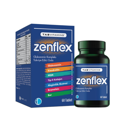 Tab Vitamins Zenflex Takviye Edici Gıda 60 Tablet - 1