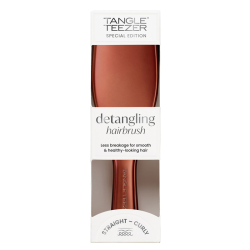 Tangle Teezer Ultimate Detangler Chrome Choc Bronze Islak ve Kuru Düz ve Kıvırcık Saçlar için Saç Fırçası-Tarak - 2