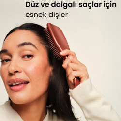 Tangle Teezer Ultimate Detangler Chrome Choc Bronze Islak ve Kuru Düz ve Kıvırcık Saçlar için Saç Fırçası-Tarak - 6