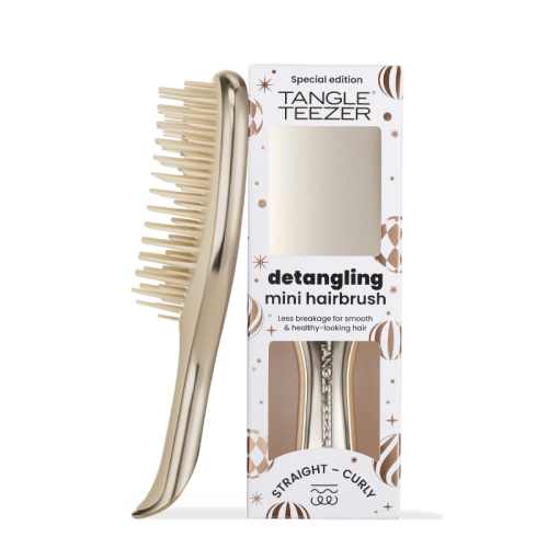 Tangle Teezer Mini Ultimate Detangler Champagne Gold Chrome Saç Fırçası-Tarak Mini Boy - Tangle Teezer