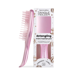 Tangle Teezer Mini Ultimate Detangler Satin Pink Chrome Saç Fırçası-Tarak Mini Boy - 1