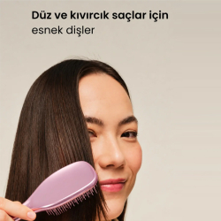 Tangle Teezer Mini Ultimate Detangler Satin Pink Chrome Saç Fırçası-Tarak Mini Boy - 4