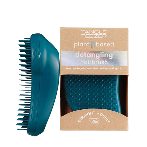 Tangle Teezer Origina Plant Brush - Blue Bitki Bazlı Kolay Tarama Saç Fırçası - Tangle Teezer