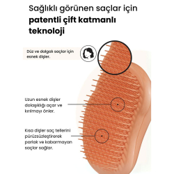 Tangle Teezer Origina Plant Brush - Orange Bitki Bazlı Kolay Tarama Saç Fırçası - 3