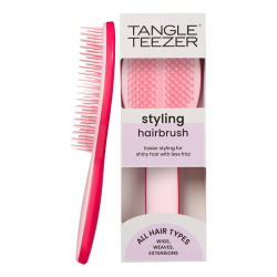 Tangle Teezer The Ultimate Styler Bright Pink Tüm Saç Tipleri için Kuru Şekillendirme ve Hacim Etkili Tarak - 1