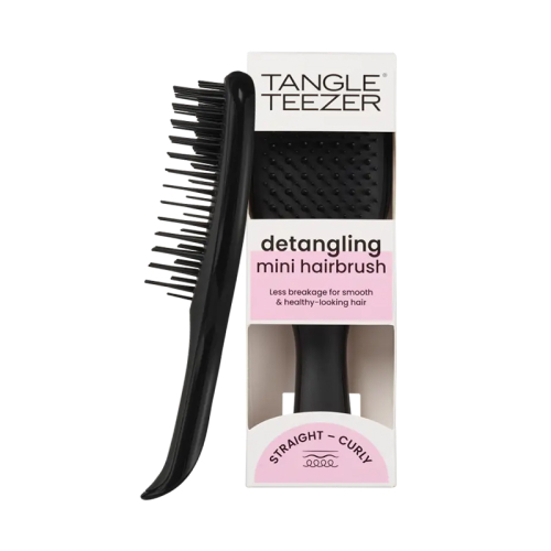 Tangle Teezer The Ultimate Detangler Black Eletriklenme Önleyici Mini Boy Tarak - Düz ve Kıvırcık Saçlar - Tangle Teezer
