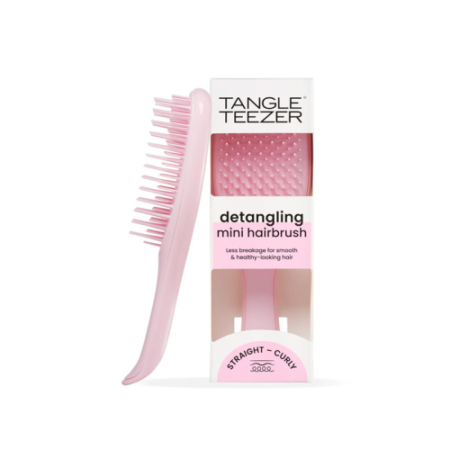 Tangle Teezer The Ultimate Detangler Millennial Pink Mini Boy Düz ve Kıvırcık Saçlar için Saç Fırçası-Tarak - Tangle Teezer