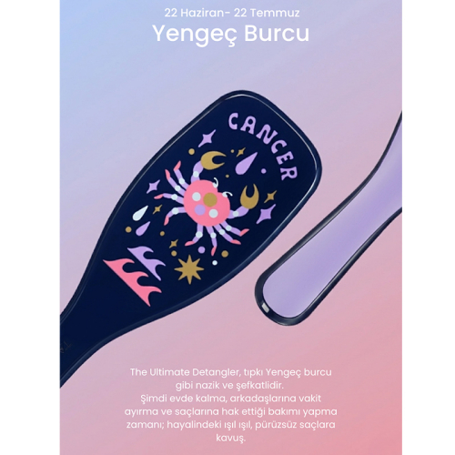 Tangle Teezer Zodiac The Ultimate Detangler Cancer Saç Açıcı Tarak (Düz ve Kıvırcık Saçlar) - Yengeç Burcu - 9