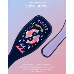 Tangle Teezer Zodiac The Ultimate Detangler Pisces Saç Açıcı Tarak (Düz ve Kıvırcık Saçlar) - Balık Burcu - 9